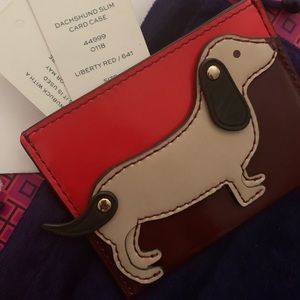 Tory Burch Dachshund wallet